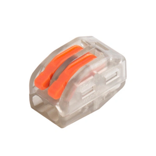 PCT-212T Transparent Cage Spring Terminal Block